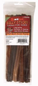 1 Pound 12 Inch Bully Sticks In Zip Lock Bag