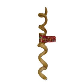 12 Inch Spiral Bully Stick With Scoochie Cigar Band / UPC