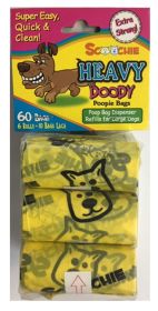 Heavy Doody Poop Bags In Bag and Header 60 Bags