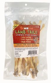 6-8 Inch Lamb tail 6 Ounce Zip Lock Bag