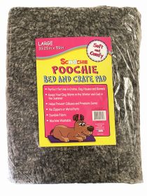 Large 39.25 Inch X 59 Inch Scoochie Poochie Bed & Crate Pad