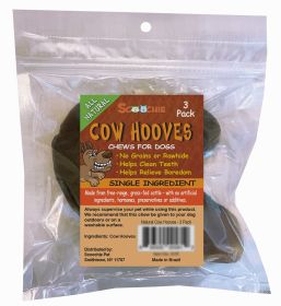 3 Pack Cow Hooves