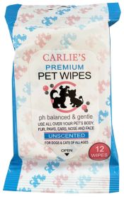 Carlies Premium Multi Purpose Pet Wipes 12 Pack