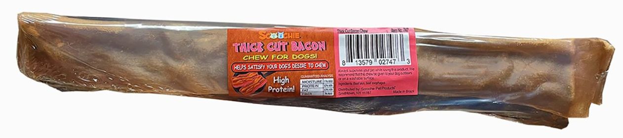 12 Inch Thick Cut Bacon Slice Shrink With sticker and UPC