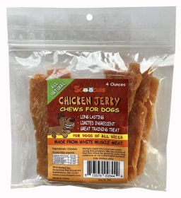 4 Ounce Chicken Jerky in Pegable Bag
