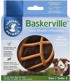 COMPANY OF ANIMALS Baskerville Ultra Muzzle Size 3 Tan