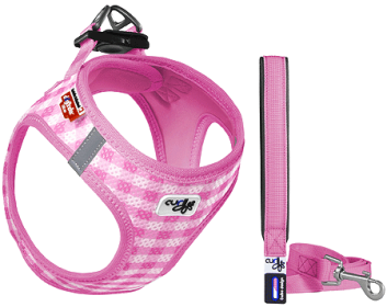 CURLI Puppy Set Pink 3XS/Leash M