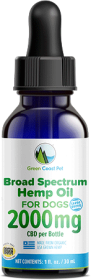 GREEN COAST Broad-Spectrum Hemp Oil Dropper for Dogs 2000mg