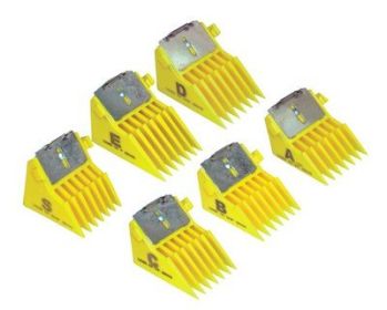 LAUBE 6 Piece Comb Set A-S