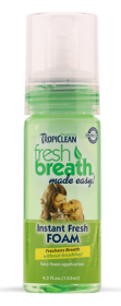 TROPICLEAN FreshBreath Fresh Mint Foam - 4.5oz