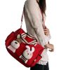 Dog 100% Cotton Canvas Shoulder Bag / Swingpack / Travel Bag