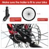 2-in-1 Pet Bike Trailer And Stroller with Canopy, Bicycle Cargo Wagon Trailer