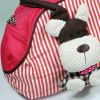 [Dog Loves Bone] 100% Cotton Canvas Shoulder Bag / Swingpack / Travel Bag