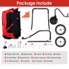 2-in-1 Pet Bike Trailer And Stroller with Canopy, Bicycle Cargo Wagon Trailer