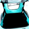 Light Green Foldable Pet Jogging Stroller Dog Carriers Bicycle Trailer