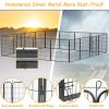 32" Outdoor Fence Heavy Duty Dog Pens 16 Panels Temporary Pet Playpen with Doors