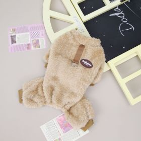 Small Dog Clothes (Option: Brown-S)