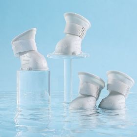 Dog Rain Boots 4Pcs Pet Dog Puppy Warm Waterproof Silicone Non-Slip Rain Boots Footwear (Option: Gray-S 4x3.5cm)
