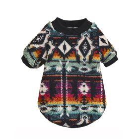 Thickened Sweater Ethnic Style Dog Clothes (Option: Ethnic Style Fleece Sweatshirt-XS)