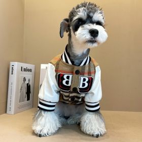 Dog Clothes Winter Wool Bull Schnauzer Bichon Teddy Shiba  Pet Hair Padded Jacket (Option: Coat-XS)