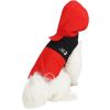 Dog Raincoat with Hood and Leash Hole, Adjustable Belly Strap, Reflective Strips, Lightweight Slicker Poncho Rain Jacket Coat for Small Medium Dogs