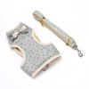 Pet leash Bowknot pet chest strap vest  dog leash