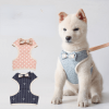 Pet leash Bowknot pet chest strap vest  dog leash