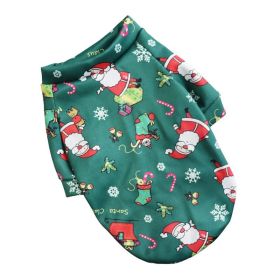 Small Dog Hoodie Coat Winter Warm Pet Clothes for Bulldog Chihuahua Shih Tzu Sweatshirt; Chrismas pet clothes (Color: Red Saint, size: 2XL only for Bulldog)