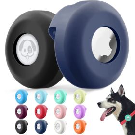 2pcs Silicone Airtag Case For Dog Collar Clip Cover Pet Anti-loss Locator Tracker Protective Sleeve Airtags Accessories (Color: Fluorescent Green, size: 2pcs)