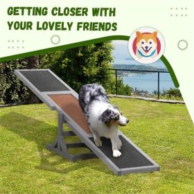 Wooden Dog Agility Seesaw (Color: as picture)