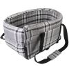 Console Pet Car Seat with Storage Pocket Booster Car Seat Portable Pet Travel Bag Machine Washable Pet Seat Fit For Small Dog