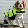 Ripstop Dog Life Vest; Reflective & Adjustable Life Jacket for Dogs with Rescue Handle for Swimming & Boating