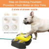 Dog Sprinkler Outdoor Water Fountain Easy Paw Activated 2 Aqua Outlet Modes Hose Dispenser for Big and Small Dogs