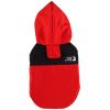 Dog Raincoat with Hood and Leash Hole, Adjustable Belly Strap, Reflective Strips, Lightweight Slicker Poncho Rain Jacket Coat for Small Medium Dogs
