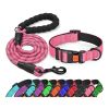 No Pull Dog Harness; Adjustable Nylon Dog Vest & Leashes For Walking Training; Pet Supplies