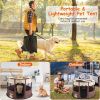 Foldable Playpen for Dog with Carry Bag Portable Travel Waterproof Indoor Outdoor Pet Cage Tent Detachable Upper Cover