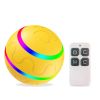Interactive Dog Chew Ball;  USB Rechargeable Electric Toy With LED Light
