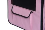 Dual-Expandable Wire Folding Lightweight Collapsible Travel Dog Crate