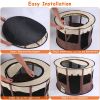 Foldable Playpen for Dog with Carry Bag Portable Travel Waterproof Indoor Outdoor Pet Cage Tent Detachable Upper Cover