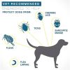 Flea & Tick Collar for Dogs; 2 Pack; 14 Months Protection; Kills & Repels Fleas and Ticks; Adjustable length