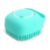 Dog Shampoo Massager Brush,  Grooming Scrubber Shower Brush For Bathing Short Hair Soft Silicone Brushes