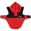 Dog Raincoat with Hood and Leash Hole, Adjustable Belly Strap, Reflective Strips, Lightweight Slicker Poncho Rain Jacket Coat for Small Medium Dogs
