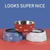Dog Bowl For Food And Water, Stainless Steel Feeding Bowl, Durable Non-Skid Insulated Heavy Duty With Rubber Bottom For Medium Large Dogs