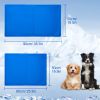 Dog Cooling Mat, Pressure Activated No Water or Refrigeration Needed, Non-Toxic Gel
